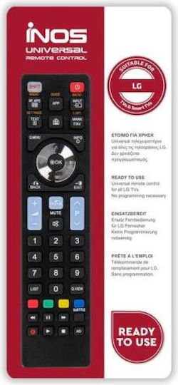 iNOS Universal Τηλεχειριστήριο Ready για Τηλεοράσεις LG 5205598168834