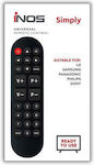 iNOS Compatible Remote Control for Τηλεοράσεις Samsung , LG , Sony , Philips and Panasonic 5205598168841