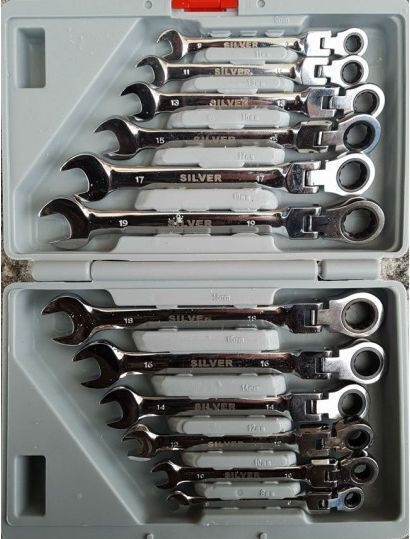 Silver Star Σετ Γερμανοπολύγωνα Καστάνιας 19mm 12τμχ
