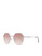 Skechers Unisex Ochelari de soare cu Argintiu Cadru și Maro Degrade Lentilă SE6178 5209H