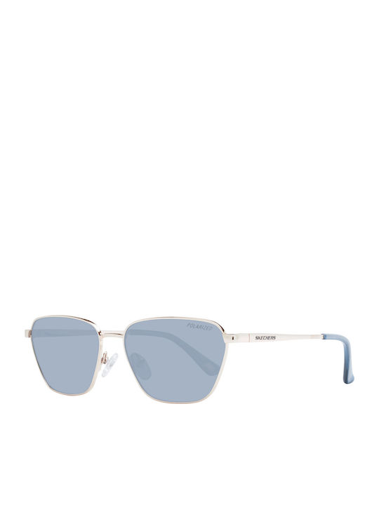 Skechers Sunglasses Silver with Metal Frame & Blue Lens Skechers Sunglasses Silver with Metal Frame & Blue Lens