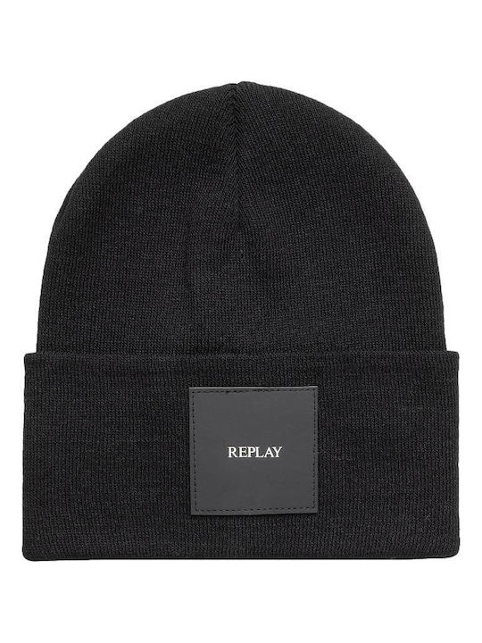 Beanie Ανδρικός Σκούφος Πλεκτός σε Μαύρο χρώμα