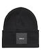 Beanie Ανδρικός Σκούφος Πλεκτός σε Μαύρο χρώμα