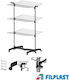 Filplast Aluminum Folding Floor Clothes Drying Rack with Hanging Length 40m