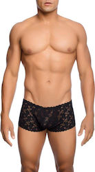 MOB Erotic Wear Boxeri Sexy pentru bărbați Negru