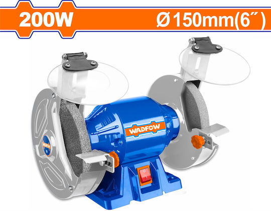 Wadfow Δίδυμος Τροχός WBG1A1501 με Ισχύ 200Watt