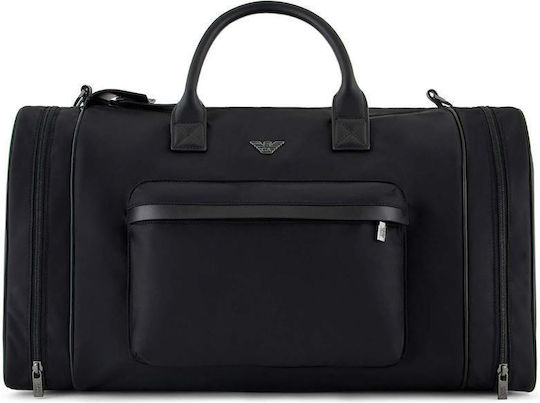 Emporio Armani Σακ Βουαγιάζ Μαύρο από Δερματίνη