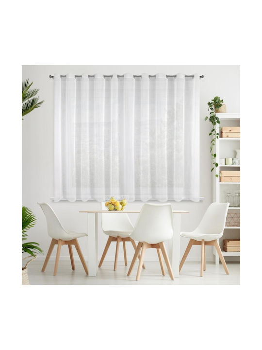 Eurofirany Curtain Window Lucy White 350x150cm