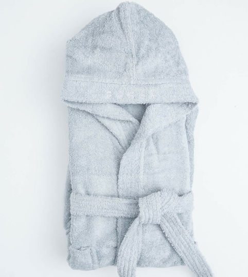Borea Παιδικό Μπουρνούζι Grey mit Kapuze