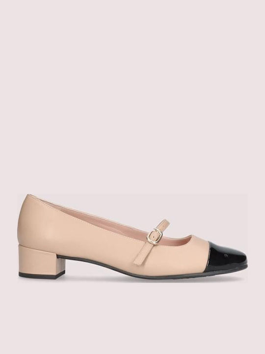 Pretty Ballerinas Odette Leder Damen Ballerinas in Beige Farbe
