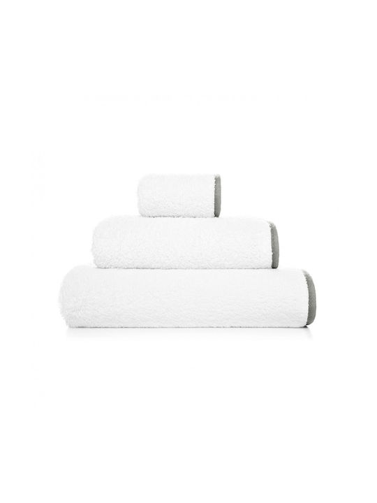 Graccioza Hand Towel Portobello 30x30cm White W...
