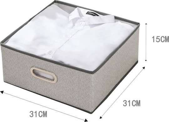Tpster Stoff Aufbewahrungsbox für Kleidung 31x31x15cm 1Stück