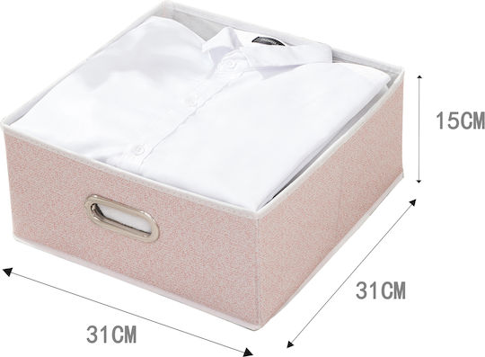 Tpster Drawer Organizer and Divider in Pink Colour 31x31x15cm