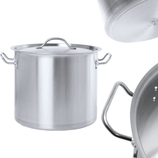 Hendi Budget Line Tiefes Kochtopf aus Aluminium 9lt / 25cm