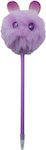 Pencil Pompom 3-color Littlies Faces Lilac