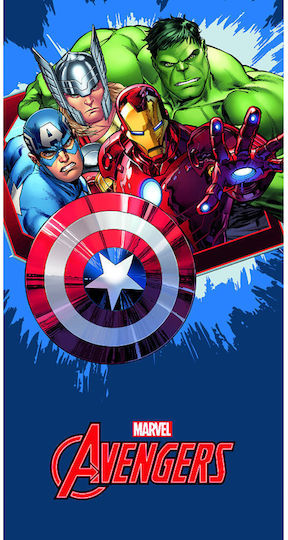 Borea Παιδική Πετσέτα Θαλάσσης Avengers 140x70εκ.