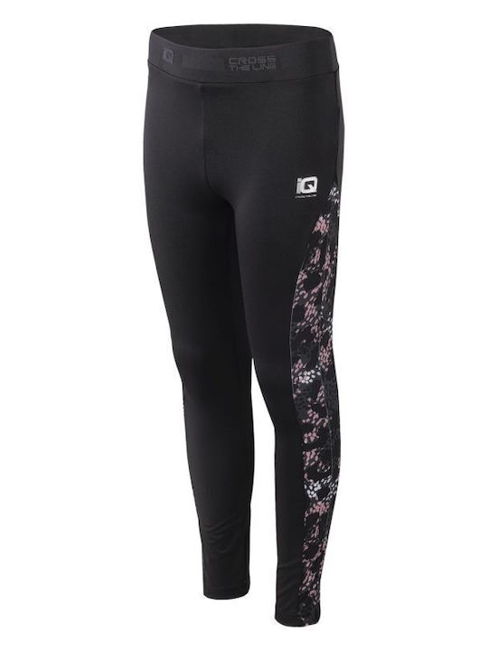 IQ Leggings pentru Copii Lung Negru