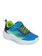 Microspec Kids Sneakers with Scratch Blue