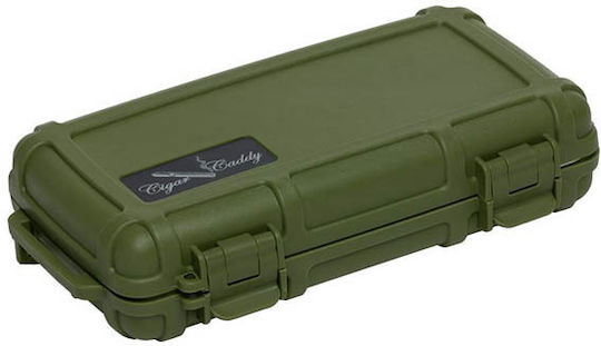 Cigar Caddy Πλαστικός Υγραντήρας 5 Πούρων 22.5x13x5εκ.