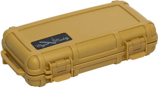 Cigar Caddy Πλαστικός Υγραντήρας 5 Πούρων 22.5x13x5εκ.