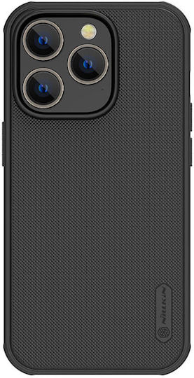 Nillkin Super Frosted Shield Pro Umschlag Rückseite Kunststoff / Silikon 0.5mm Wasserdicht Schwarz (iPhone 16 Plus)