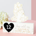 Disney Cinderella & Prince Charming Countdown Plaque