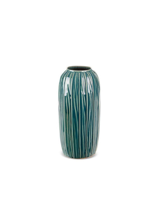 Eurofirany Vază Decorativă Ceramică Verde 17x45cm 1buc