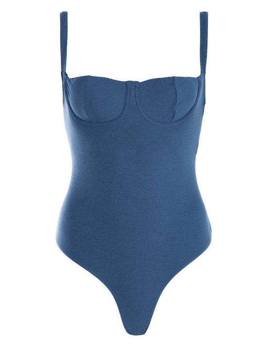 Luigi One-Piece Swimsuit with Padding Dark blue