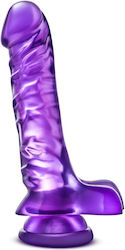 Blush Ρεαλιστικό Dildo με Όρχεις Μωβ 17.7cm