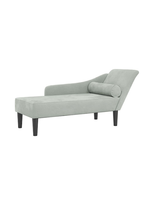 Velvet Recliner Gray