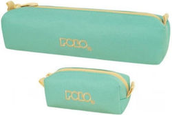 Polo Light Blue Cylinder Pencil Case