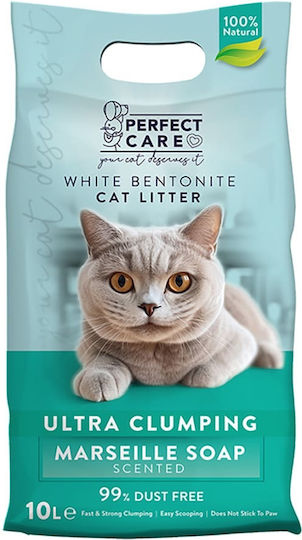 Perfect Care Ultra Clumping Bentonite Cat Litter with Scent Marseille Soap 10lt 90851