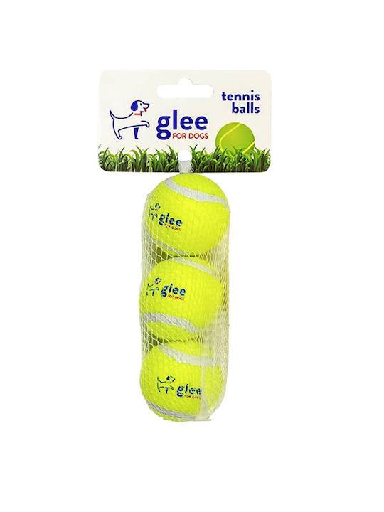 Glee Παιχνιδι Σκυλου Tennis Ball 7,5cm 3τεμαχια
