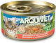 Arquivet Wet Food for Cats in Cans with Tuna and Salmon Gluten-Free 80gr