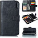 Book Leather / Synthetic Leather / Silicone Black (Galaxy A5 2017)