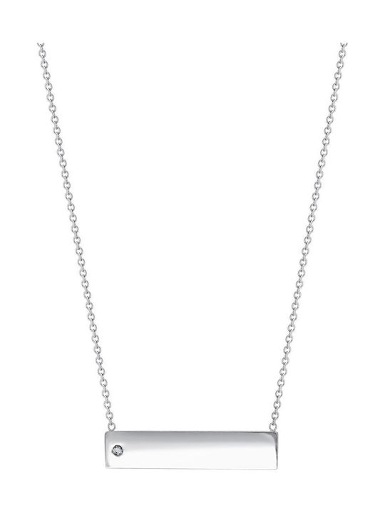 Kiriakos Gofas Charm Ausweis aus Weißgold 9 K