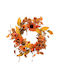 Christmas Fabric Decorative Wreath 50cm with Autumn Sunflower Leaves