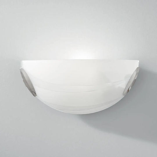 Fan Europe Modern Leuchte Wand mit Fassung E27 Weiß 15x15x8.5cm