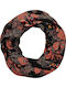 Γυναικείο Κασκόλ Λαιμός Orange/Black