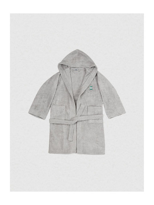 Sunshine Kids Hooded Bathrobe Grey