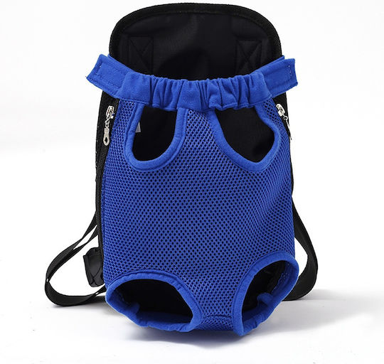 Dog Cat Chest Back Carrier Blue M P29-39cm S30-40cm, P11cm, weight 2.5-4kg