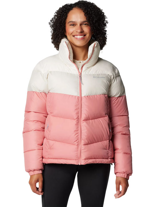 Columbia Puffect Ii Women's Short Puffer Jacket for Winter Pink