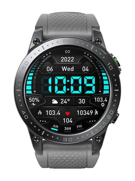 Zeblaze Ares 3 Pro 49mm Smartwatch with Heart Rate Monitor (Gray)