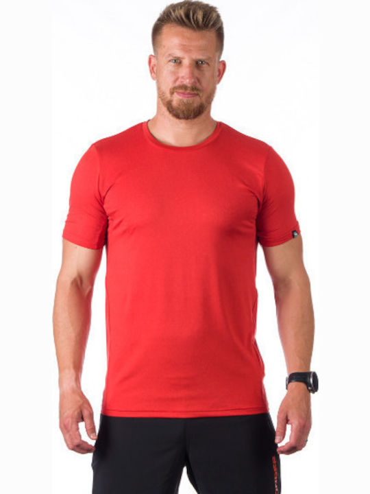 Northfinder T-Shirt Dark Red Melange