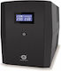 Conceptronic ZEUS08EM UPS Line-Interactive 1500VA 900W με 2 Πρίζες