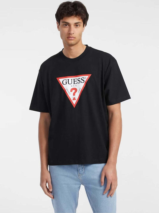 Guess Тениска Black