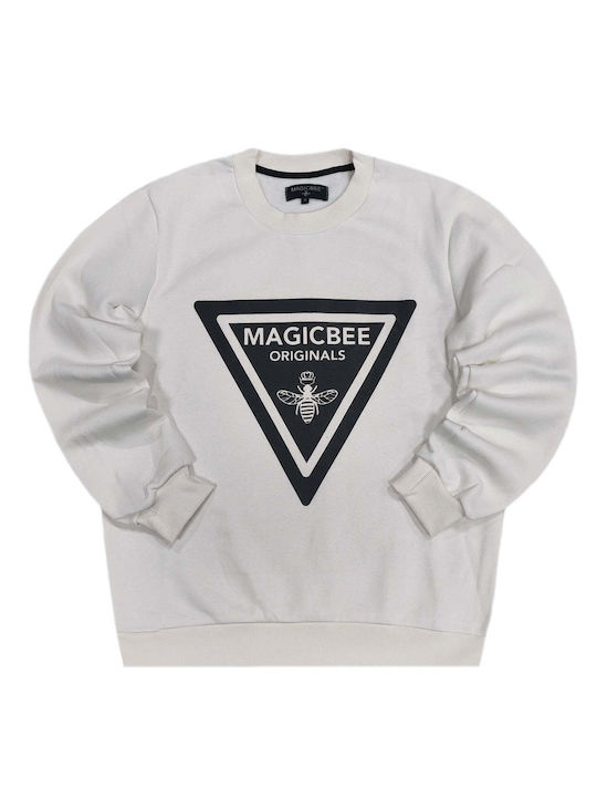 Magic Bee Men's Sweatshirt white