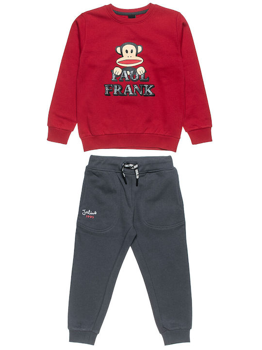 Alouette Kids Sweatpants Set Red 2pcs