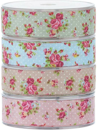 Polyester Floral Ribbon 1.3cm 25 meters T464268/1