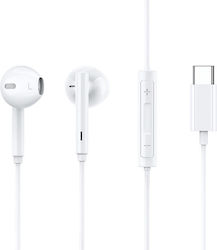 Mcdodo 312B76 In-ear Handsfree Ακουστικά με Βύσμα USB-C Λευκό Mcdodo 312B76 In-ear Handsfree Ακουστικά με Βύσμα USB-C Λευκό